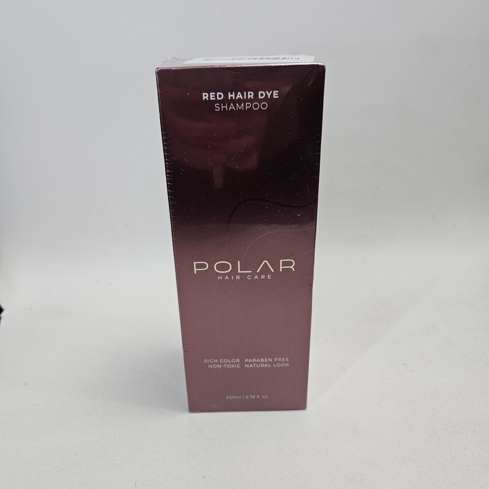 Polar Red Hair Dye Shampoo Rich Color Non-toxic Natural Care 200ml/6.7 oz